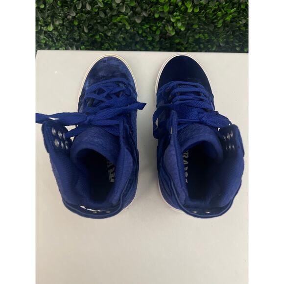 Supra Royal Blue Velvet Skytop H high tops woman’s size 6 - Picture 6 of 9